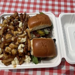 World Wide Sliders & Fries - Awesome poutines and sliders! Reasonably priced, accepts Debit!
