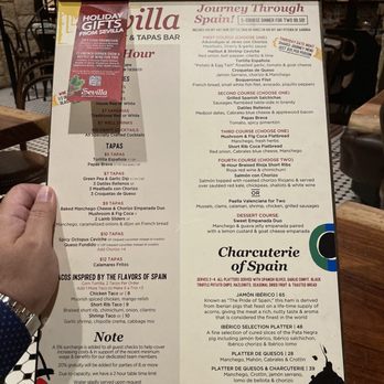 Cafe Sevilla - Menu - Spanish Near Me - Costa Mesa, California