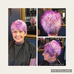 Artistic Hair Salon - Wanted to add some purple.