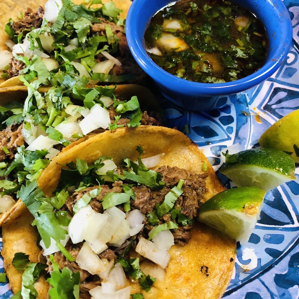 La Lupe Mexican Restaurant - Birria tacos plate of 3 - Mexican Near Me - Pompano Beach, Florida