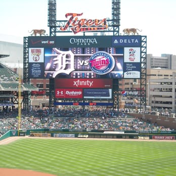 Comerica Park - Scoreboard - Go Twins! - Stadiums & Arenas Near Me - Detroit, Michigan Comerica Park - Scoreboard - Go Twins! - Stadiums & Arenas Near Me - Detroit, Michigan