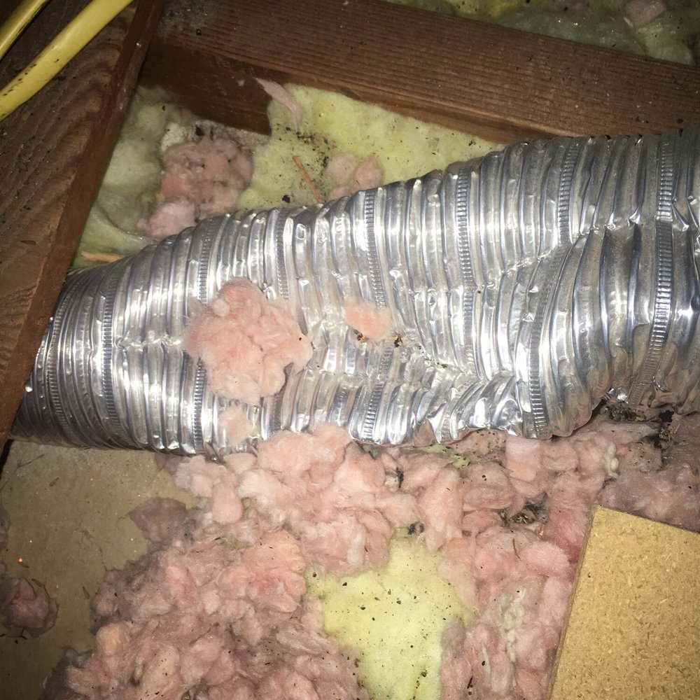 Eliminite Termite Services - Crushed ventilation duct, I didn't do it. - Home Inspectors Near Me - Santee, California Eliminite Termite Services - Crushed ventilation duct, I didn't do it. - Home Inspectors Near Me - Santee, California