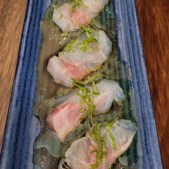 Sushi Kaunta - Seabream crudo - Japanese Near Me - Kent, Washington Sushi Kaunta - Seabream crudo - Japanese Near Me - Kent, Washington