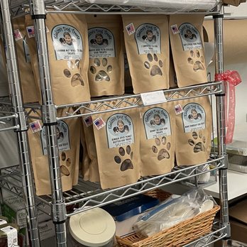 Glyka Sweets - a shelf of dog treats - Desserts Near Me - San Rafael, California Glyka Sweets - a shelf of dog treats - Desserts Near Me - San Rafael, California