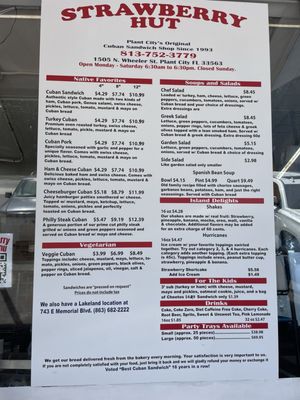 Menu photo 2 The Strawberry Hut Plant City, FL Menu photo 2 The Strawberry Hut Plant City, FL