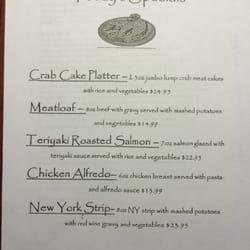 Chessie's Cheasapeake Grille - Today's menu