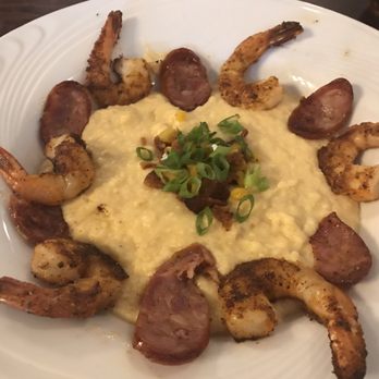Brooklyn's Down South - Shrimp and cheese grits - Southern Near Me - Buda, Texas Brooklyn's Down South - Shrimp and cheese grits - Southern Near Me - Buda, Texas
