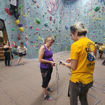 Phoenix Rock Gym - Going over safety. Safety first. - Gyms Near Me - Tempe, Arizona