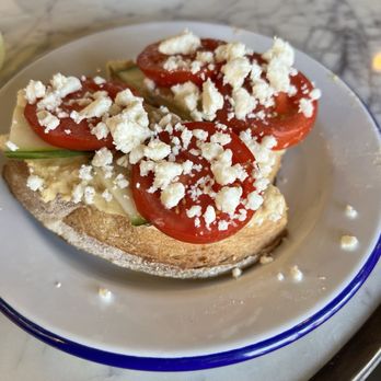 The Garage at Rye - Hummus toast - Restaurants Near Me - Elmira, New York The Garage at Rye - Hummus toast - Restaurants Near Me - Elmira, New York
