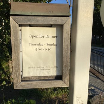 Folly - Hours - New American Near Me - Wilmington, Vermont Folly - Hours - New American Near Me - Wilmington, Vermont