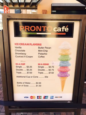 Menu photo 3 Pronto Cafe Ice Cream Stand Commerce, CA