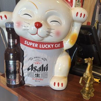 Fuji Roll & Sushi - Friendly kitty at the cashier desk. Haven't see an Asahi Kitty before, cool. - Japanese Near Me - Rialto, California Fuji Roll & Sushi - Friendly kitty at the cashier desk. Haven't see an Asahi Kitty before, cool. - Japanese Near Me - Rialto, California