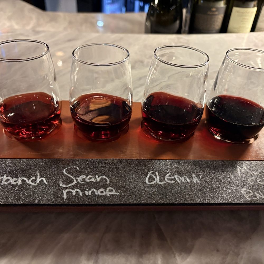 Pinot Noir flight
