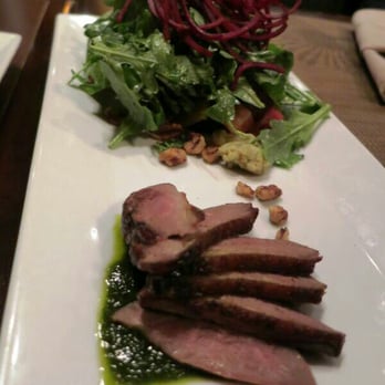 Era 67 - Hickory Smoked Duck Breast and Trio of Beet Salad ($12) - Steakhouses Near Me - Orillia, Ontario Era 67 - Hickory Smoked Duck Breast and Trio of Beet Salad ($12) - Steakhouses Near Me - Orillia, Ontario