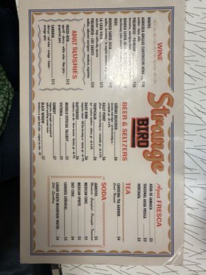 Menu photo 4 Strange Bird Savannah, GA