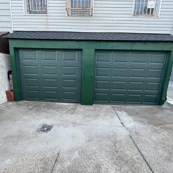 Door Tech Garage Door Services - Door Tech roof + custom doors front view - Garage Door Services Near Me - Brooklyn, New York