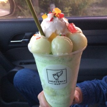 Heavenly Kup - Honeydew shaved ice ( small) - Bubble Tea Near Me - Plano, Texas Heavenly Kup - Honeydew shaved ice ( small) - Bubble Tea Near Me - Plano, Texas