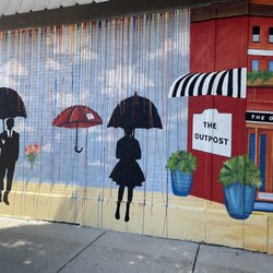 The Green Post mural