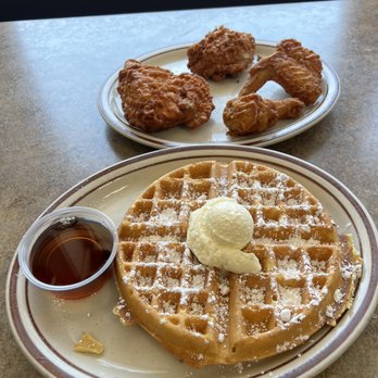DJ Coffee Shop - My ala carte chicken and waffles - Breakfast & Brunch Near Me - San Bernardino, California