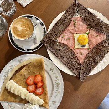 Crepes Choupette - Place d'Italie Crepe & Jambon Crepe & Cappuccino - Creperies Near Me - New Haven, Connecticut Crepes Choupette - Place d'Italie Crepe & Jambon Crepe & Cappuccino - Creperies Near Me - New Haven, Connecticut