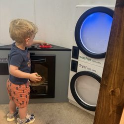 Hawai'i Keiki Museum - They had fun playing with all the switches in the play house