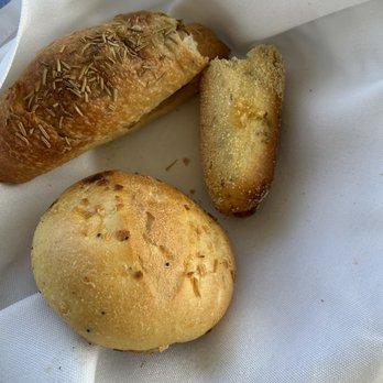 The LakeHouse - half eaten bread basket - New American Near Me - Bay Shore, New York