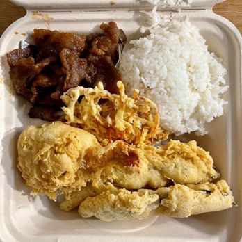 Tokyo Tei - Teishoku A (teriyaki pork, shrimp & veggie tempura, sashimi) - VN - Japanese Near Me - Wailuku, Hawaii Tokyo Tei - Teishoku A (teriyaki pork, shrimp & veggie tempura, sashimi) - VN - Japanese Near Me - Wailuku, Hawaii