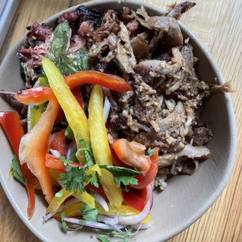 Bartaco - Westport - Mojo Pork Carnitas Rice bowl with added duck - Mexican Near Me - Westport, Connecticut Bartaco - Westport - Mojo Pork Carnitas Rice bowl with added duck - Mexican Near Me - Westport, Connecticut