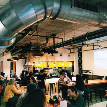 Kippo Ramen - Tables, bars and screen. - Ramen Near Me - Baltimore, Maryland