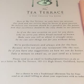 The Tea Terrace - A warm welcome - Cafes Near Me - Guildford, XGL