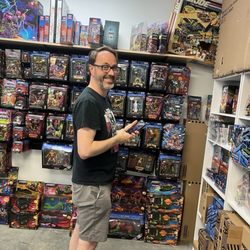 Saturday Morning Bazaar - Checking out the He-Man figures!