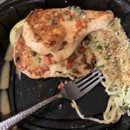 Very small Chicken Piccata. Side of zoodles- small. Disappointed. Very small Chicken Piccata. Side of zoodles- small. Disappointed.