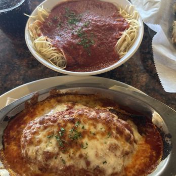 DoughBoys - Eggplant  parmigiana and angel hair - Pizza Near Me - Fort Lauderdale, Florida