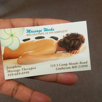 Massage Works - Save this info and USE IT! You will not be disappointed. - Massage Near Me - Linthicum Heights, Maryland Massage Works - Save this info and USE IT! You will not be disappointed. - Massage Near Me - Linthicum Heights, Maryland