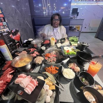 KPOT Korean BBQ & Hot Pot - A wonderful meal So many choices Meats veggies, sauces - Korean Near Me - Maple Grove, Minnesota KPOT Korean BBQ & Hot Pot - A wonderful meal So many choices Meats veggies, sauces - Korean Near Me - Maple Grove, Minnesota