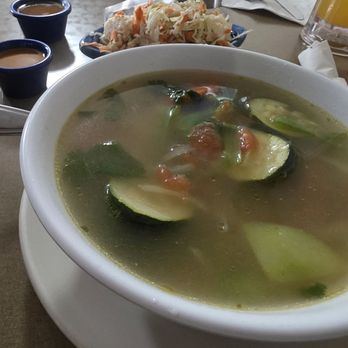 Cuscatlan Salvadorean Cuisine - Pollo soup, (they mean the broth, no actual chicken meat in the broth) solid caldo de pollo broth - Salvadoran Near Me - San Diego, California Cuscatlan Salvadorean Cuisine - Pollo soup, (they mean the broth, no actual chicken meat in the broth) solid caldo de pollo broth - Salvadoran Near Me - San Diego, California
