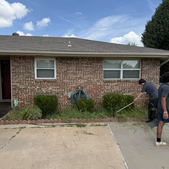 GreenerDays - Before Makeover - Lawn Services Near Me - Newcastle, Oklahoma