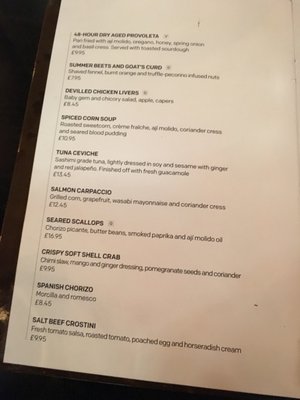 Menu photo 3 Gaucho London, XGL