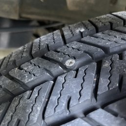This tire has come to the end of the road.