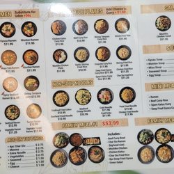 Rakumen - Menu side 2