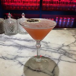Infusion Lounge - Lemon strawberry lavender martini