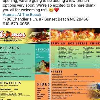 Aromas At The Beach - Latin American Near Me - Sunset Beach, North Carolina Aromas At The Beach - Latin American Near Me - Sunset Beach, North Carolina