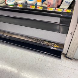Cords are visible. No good. This is hazardous to anyone Cords are visible. No good. This is hazardous to anyone