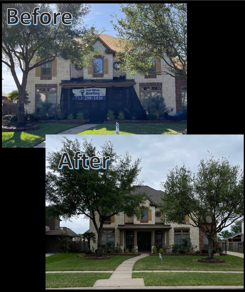 Slide of Blue Ribbon Roofing