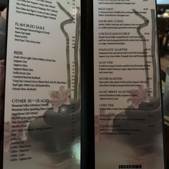 Sakekawa - Bar Menu - Sushi Bars Near Me - The Woodlands, Texas Sakekawa - Bar Menu - Sushi Bars Near Me - The Woodlands, Texas