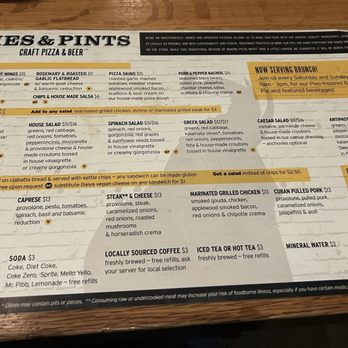 Pies & Pints - Menu (front) - Pizza Near Me - Liberty Township, Ohio Pies & Pints - Menu (front) - Pizza Near Me - Liberty Township, Ohio
