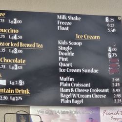 Pam's Donuts & Ice Cream - Menu