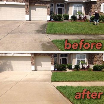 Pressure Washing By Alex - My driveway before (dirtyyy) and after looks brand new again - Pressure Washers Near Me Pressure Washing By Alex - My driveway before (dirtyyy) and after looks brand new again - Pressure Washers Near Me