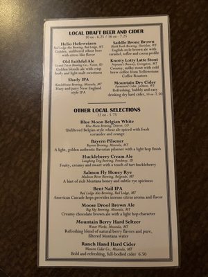 Menu photo 7 Obsidian Dining Room Yellowstone National Park, WY Menu photo 7 Obsidian Dining Room Yellowstone National Park, WY