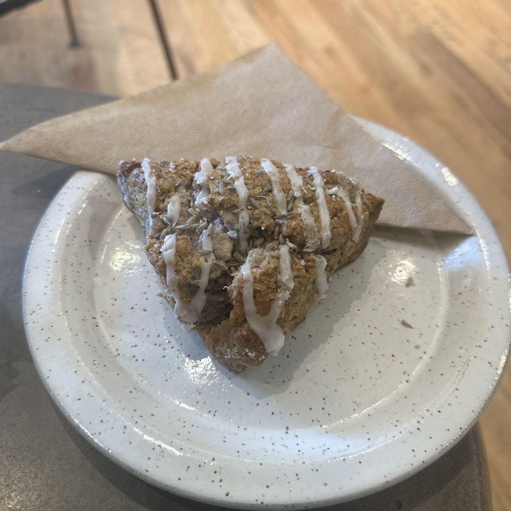 Blackberry-lavender scone